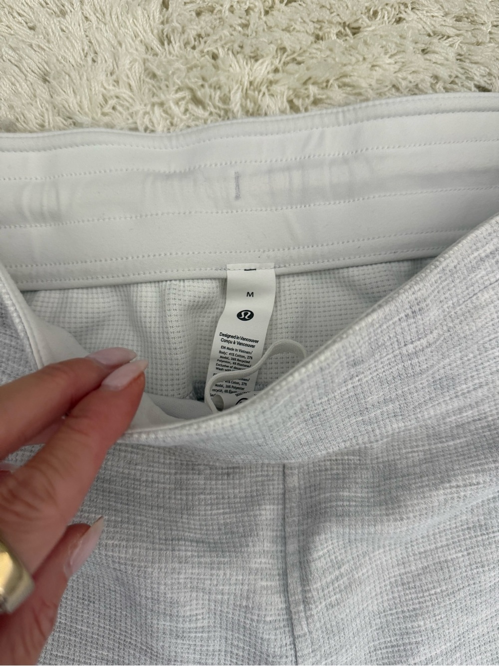 Lululemon Scuba Mid-rise Wide-leg Pant Waffle - Picture 7 of 8